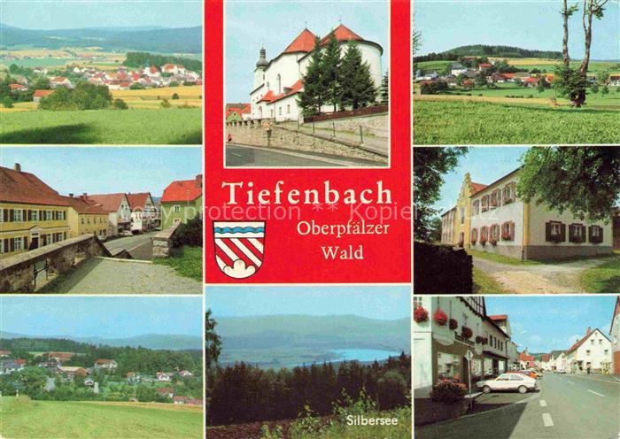 Tiefenbach Oberpfalz Teilansichten Haupstrasse Landschaft Silbersee Schloss