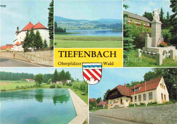 Tiefenbach Oberpfalz Schloss Gedenkstein Hotel Freibad Landschaftspanorama See