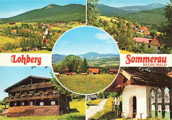 Sommerau Lohberg Panorama Kapelle Bauernhaus