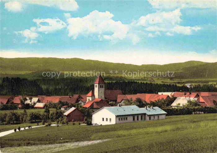 Irlach Tiefenbach Ortsansicht mit Kirche Gasthof zum Nussbaum