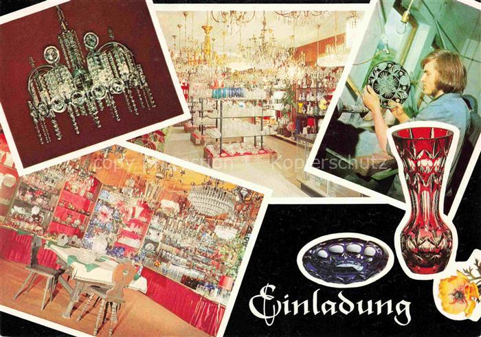 Arnbruck REGEN Bayern Glaskunstwerkstatt Bleikristall Weinfurtner Einladung Bund