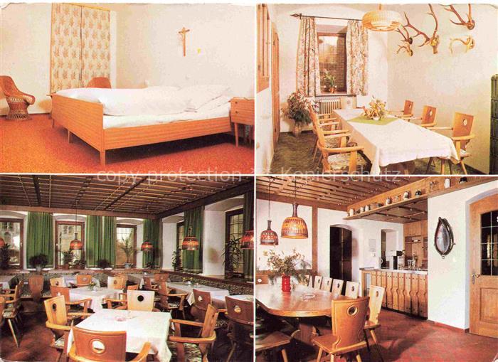 Neukirchen Heilig Blut Bayern Gasthof zum Bach Gastraum Fremdenzimmer