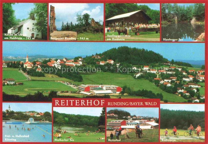 Runding Cham Bayern Hotel Reiterhof Bayerischer Wald Kirche Burgrine Gaststaette