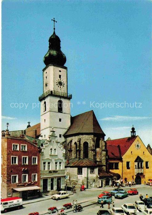 Cham  Oberpfalz Marktplatz Kirche