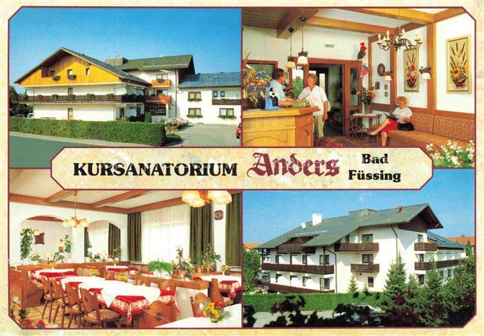 BAD FuessING Kursanatorium Anders Rezeption Speisesaal