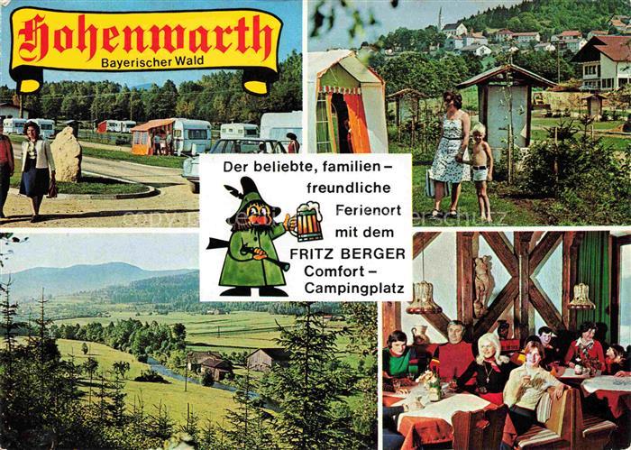 Hohenwarth Koetzting Fritz Berger Comfort-Campingplatz Gaststaette Panorama Baye