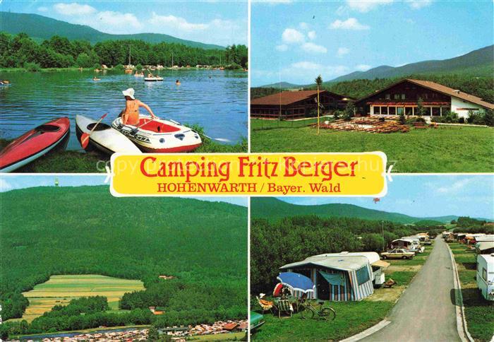 Hohenwarth Koetzting Camping Fritz Berger Restaurant Badesee Bootfahren