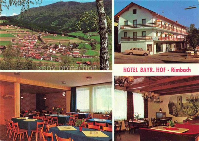 Rimbach Bayrischer Wald Hotel Bayerischer Hof Restaurant Panorama Ansicht vom Wa