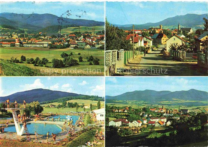 Furth Wald Fuerth Wald Panorama Haupstrasse Freibad