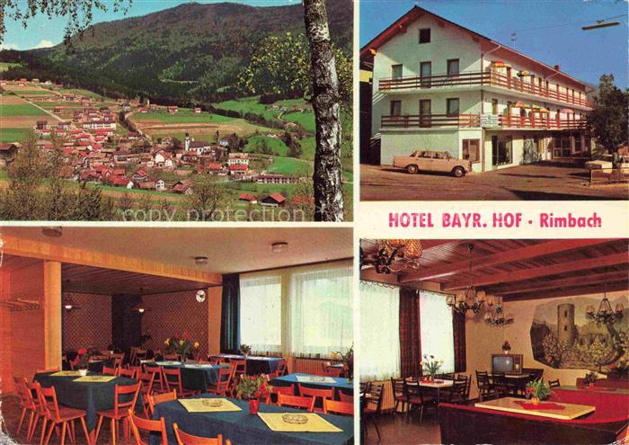 Rimbach Bayrischer Wald Hotel Bayerischer Hof Restaurant Panorama Ansicht vom Wa