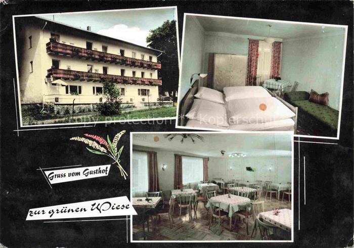 Lohberg Lam Gasthof zur gruenen Wiese Gastraum Fremdenzimmer