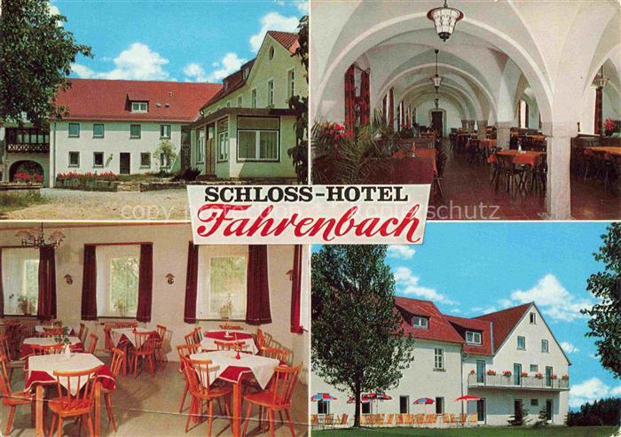 Fahrenbach Fichtelgebirge Troestau Wunsiedel Bayern Schloss Hotel Restaurant
