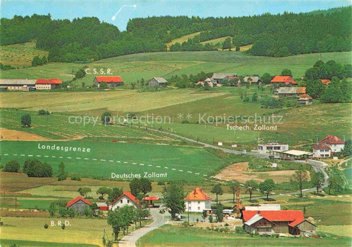 Furth Wald Fuerth Wald Panorama Deutsch-Tschechische Landesgrenze Zollamt