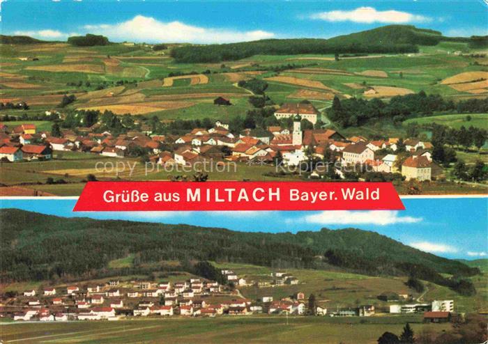 Miltach Panorama Erholungsort im Bayerischen Wald