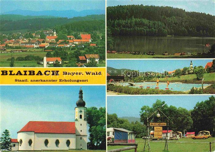 Blaibach Cham Bayern Panorama Wallfahrtskirche Maria Himmelfahrt Weissenregen Fr