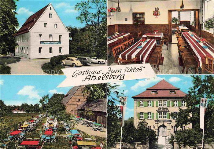 Atzelsberg Gasthaus zum Schloss Gastraum Terrasse Ausflugsziel