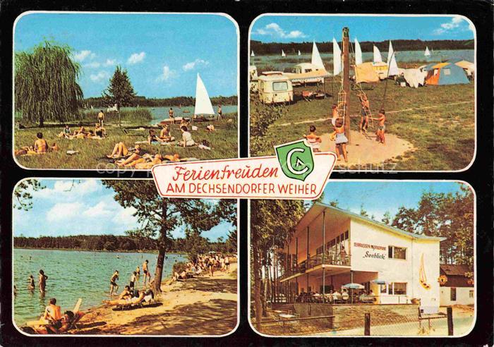 Dechsendorf Ferienfreuden am Dechsendorfer Weiher Badestrand Campint Terrassen-R