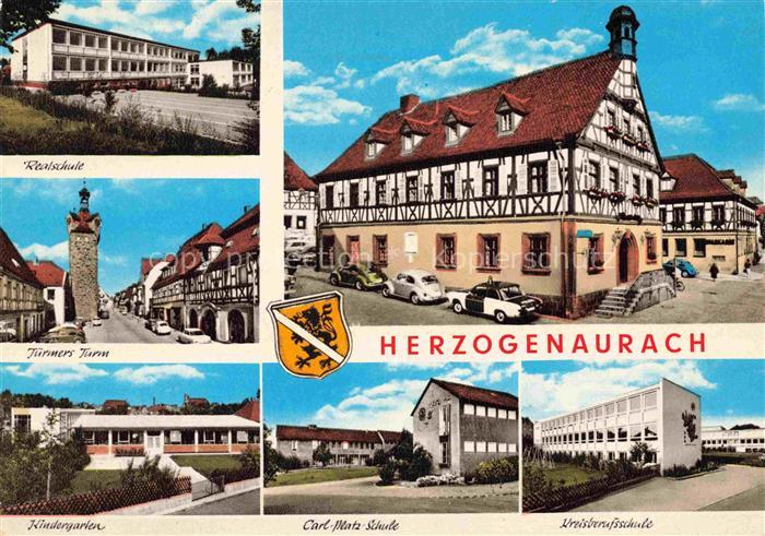 Herzogenaurach Bayern Realschule Tuermers Turm Kindergarten Carl-Platz-Schule Be