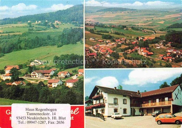 Neukirchen Heilig Blut Bayern Panorama Luftaufnahme Gasthof Pension Sperl