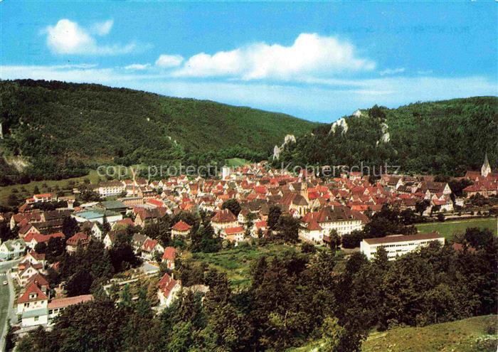 Blaubeuren Panorama Schwaebische Alb