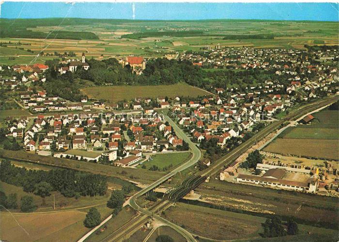 Erbach Donau Fliegeraufnahme