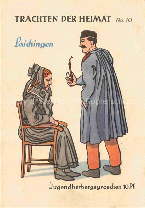 Laichingen Alb-Donau-Kreis BW Trachten der Heimat Nr. 10 Sammlung aus 25 Karten
