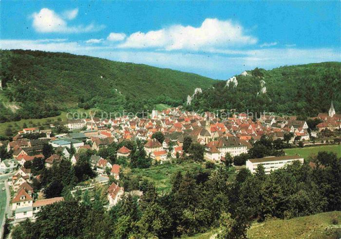 Blaubeuren Panorama Perle der Schwaebischen Alb
