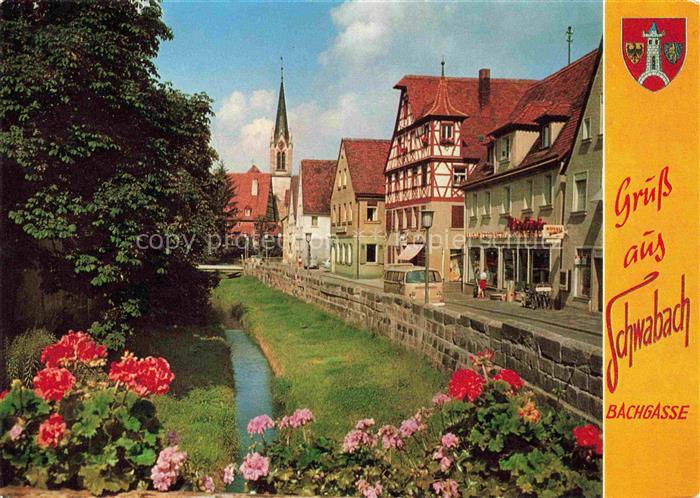 Schwabach Bayern Bachgasse 600 Jahre Jubilaeum