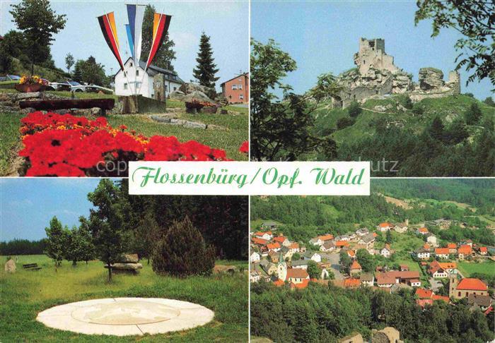 Flossenbuerg Panorama Burgruine Hotel Gaststaette Landschaft