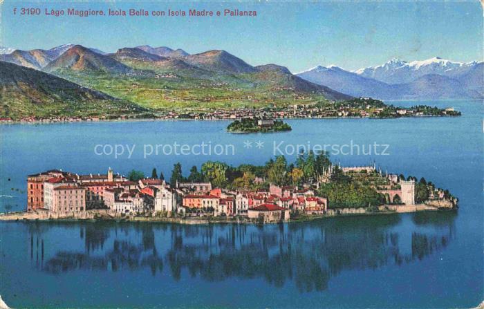 Lago Maggiore Region Isola Bella con Isola Madre e Pallanza
