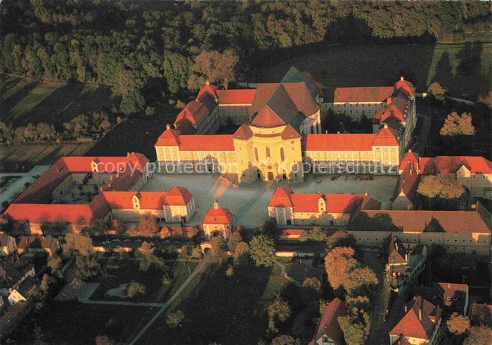 Wiblingen ULM DONAU BW Benediktinerkloster Fliegeraufnahme