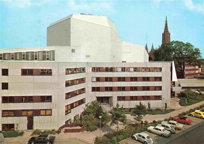 ULM  Donau Theater mit Muenster