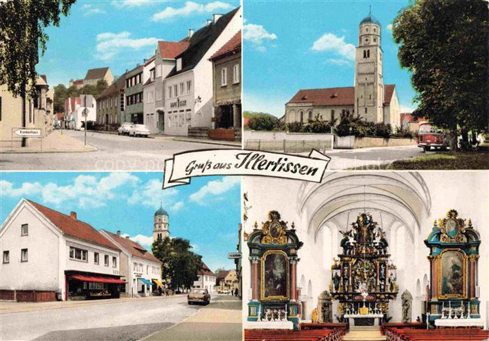 Illertissen Strassenpartien Kirche Inneres