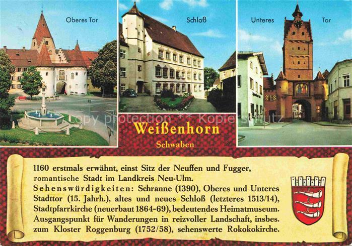 Weissenhorn Neu-Ulm Bayern Oberes Tor Schloss Unteres Tor