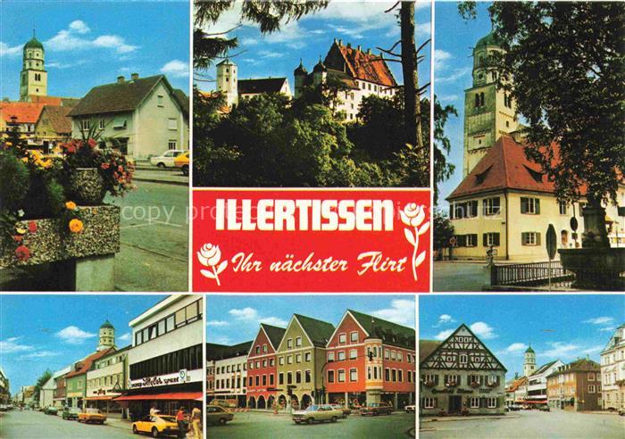 Illertissen Kirchen Schloss Ortspartien