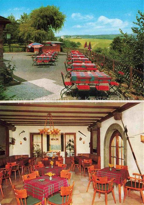 Rengsdorf Cafe Restaurant Waldburg Gaststube Terrasse