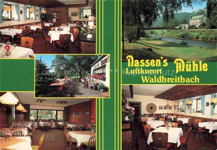 Waldbreitbach Wied Nassens Muehle Gastraeume Terrasse