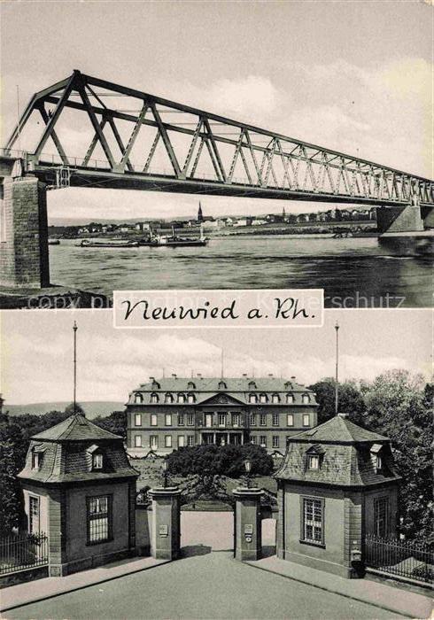 NEUWIED Rhein Schloss Rheinbruecke