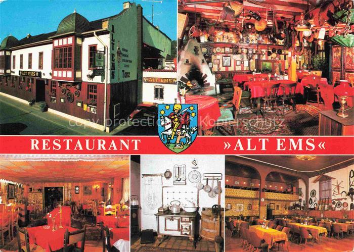 BAD EMS Restaurant Alt Ems Gastraeume Kuechenherd