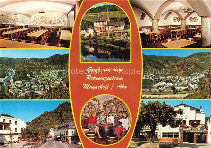 Mayschoss Ahr Mayschosser Winzerverein Weinkeller Gastraeume Teilansichten