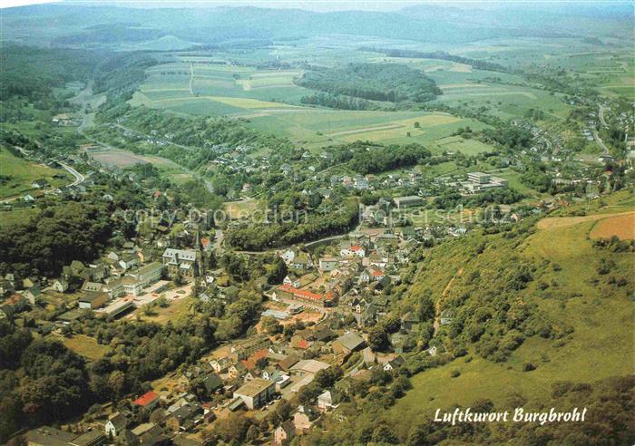Burgbrohl Ahrweiler Rheinland-Pfalz Fliegeraufnahme