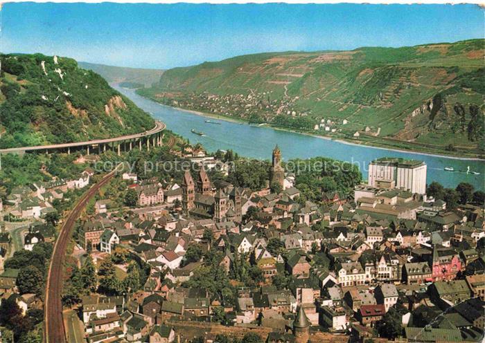 Andernach Rhein Fliegeraufnahme