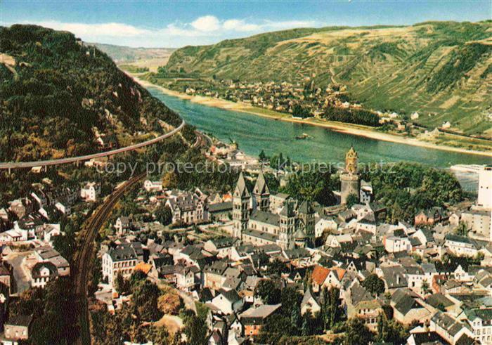 Andernach Rhein Fliegeraufnahme