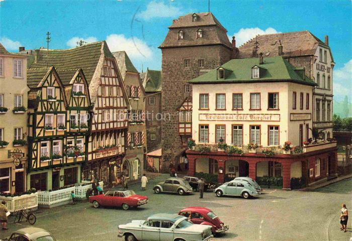 Linz Rhein Rheinland-Pfalz Burgplatz und Rheintor