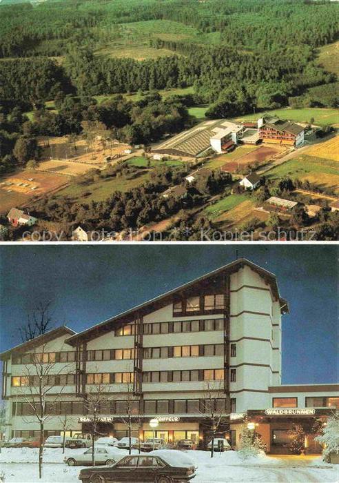 Windhagen Westerwald Fliegeraufnahme Golfhotel Gestuet Waldbrunnen