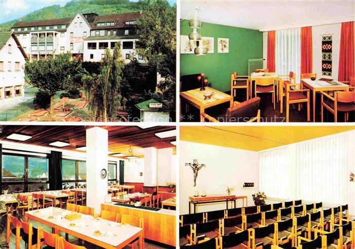 Rossbach Wied Erholungsheim Wiedparle Gastraeume Hauskapelle