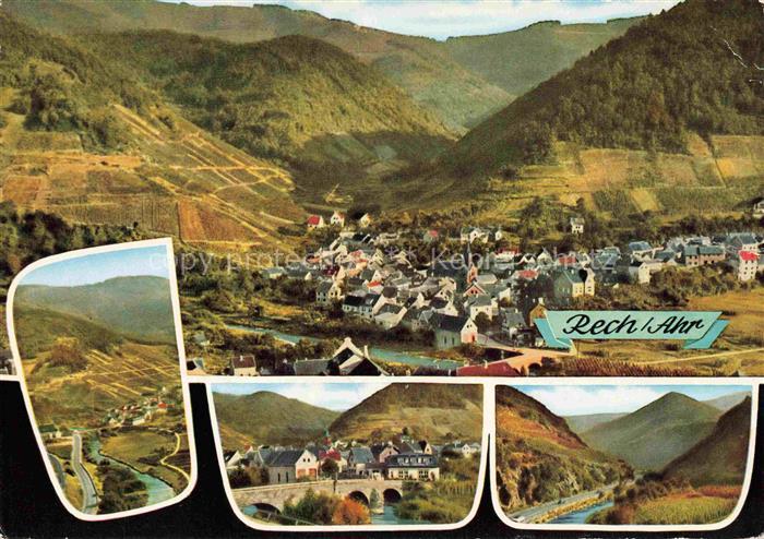 Rech Ahr Panorama Teilansichten Ahrpartien