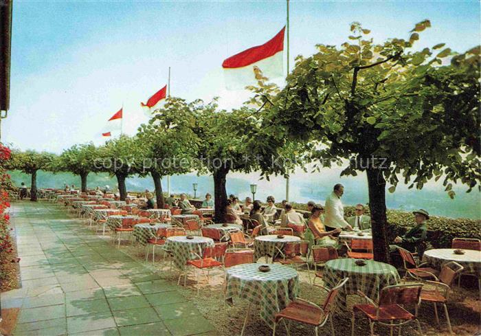 Linz Rhein Rheinland-Pfalz Hotel Burg Ockenfels Terrasse