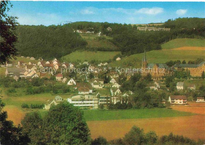 Hausen Wied Panorama Kurklinik Wiedtal und St Josefshaus