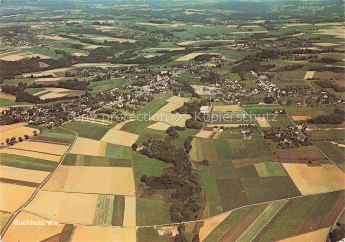 Buchholz  Westerwald Fliegeraufnahme